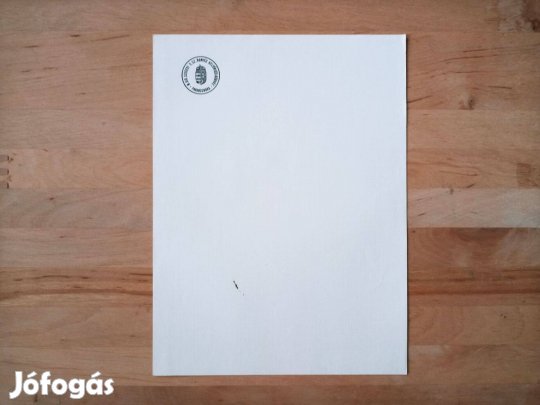 Katonai levélpapír 5.sz. honvéd helyőrségi kórház pecsétjével