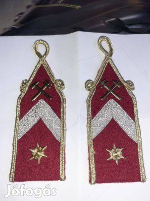 Katonai műszaki zászlós társasági gallér hajtóka