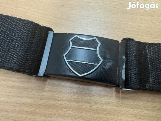 Katonai öv fekete fém