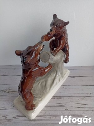 Katzhütte német porcelán Medvebocsok!