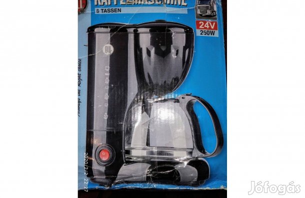 Kávé tea főző vízforraló új 24 V Kamionos