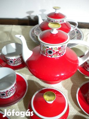 Kávés - teás süteményes készlet 26 darabos