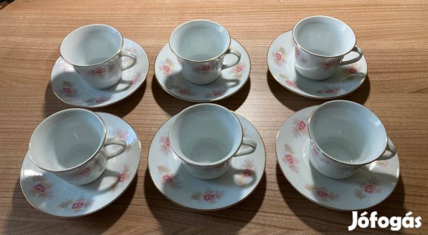 Kávés csésze készlet (6 db-os) (5.000 Ft)