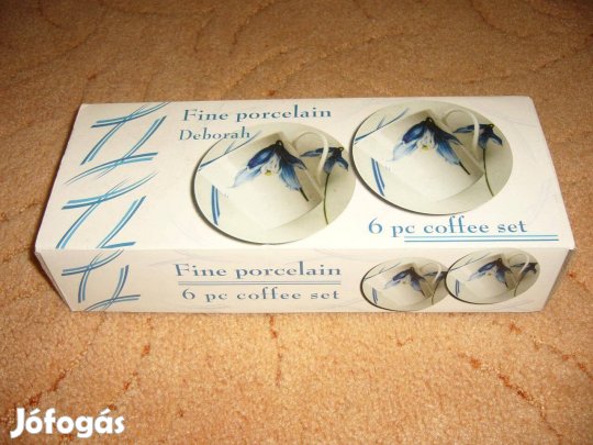 Kávés csésze készlet . Új 6 db-os