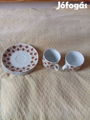 Kávés csésze tányérral