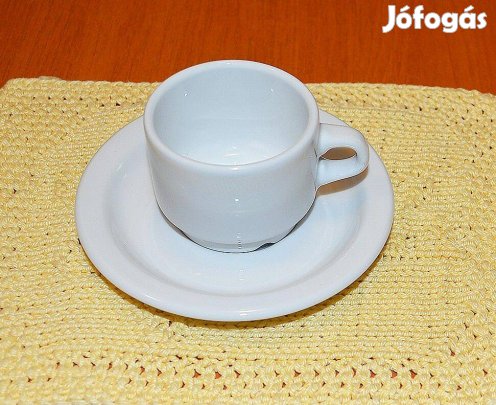 Kávés csésze tányérral