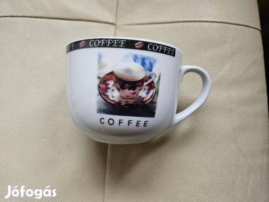 Kávés kávés coffee kerámia porcelán bögre Hibátlan