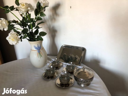 Kávés készlet, egyedi, gyönyörű