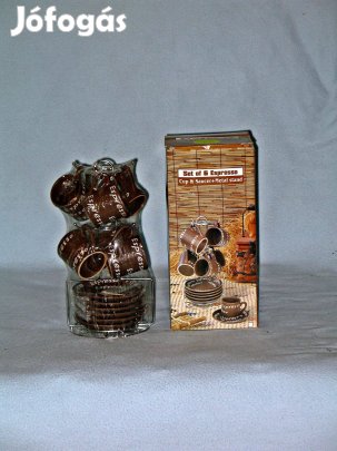 Kávés-pohár készlet Új