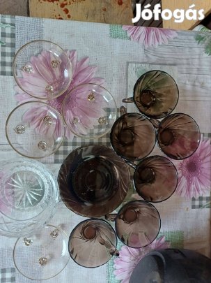 Kávés pohár új és porcelánok (Jánoshidán van )