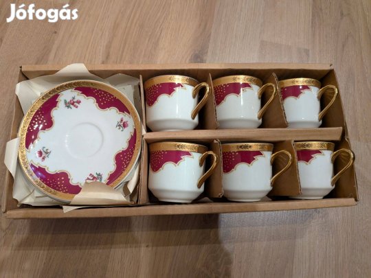 Kávéscsésze készlet 6db, új