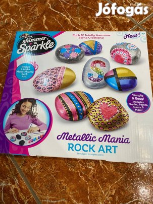 Kavicsfestő Cra-Z-Art: metál mánia kreatív játék gyerekeknek