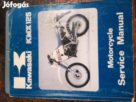Kawasaki Kmx125.Service manual könyv