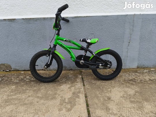 Kawasaki gyerek bicikli 14 " BX Hadtail kis kerékpár Zöld
