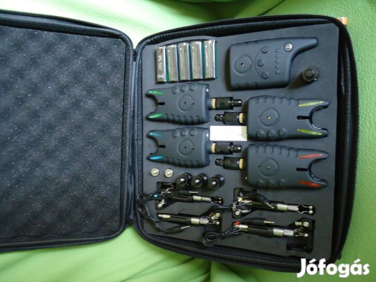 Kawasaky 4+1-es komplett rádiós kapásjelző szett eladó Új