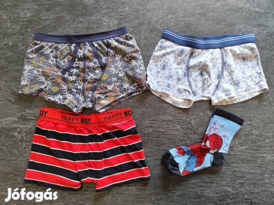 Kb 128-as boxer és 30-32-es zokni csomag 