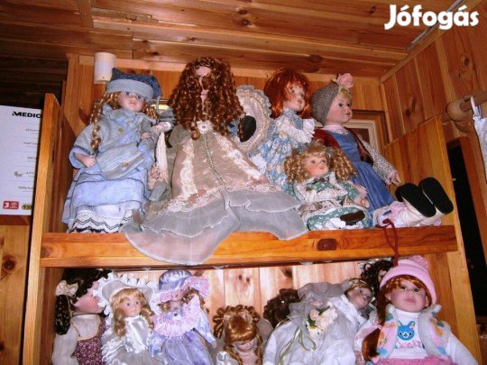 Kb 35db gyönyörű porcelán baba eladó