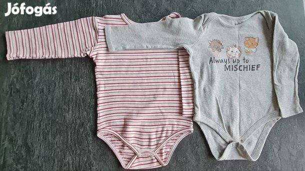 Kb 86-os használt, vastagabb és Disney Marie cicás body csomag