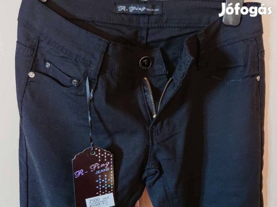 Kb. 158-164-es méretű fekete nadrág lánynak - mérve - Új!