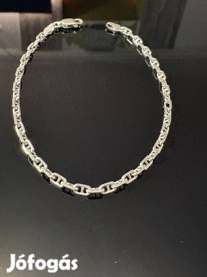 Kecses ezüst karkötő