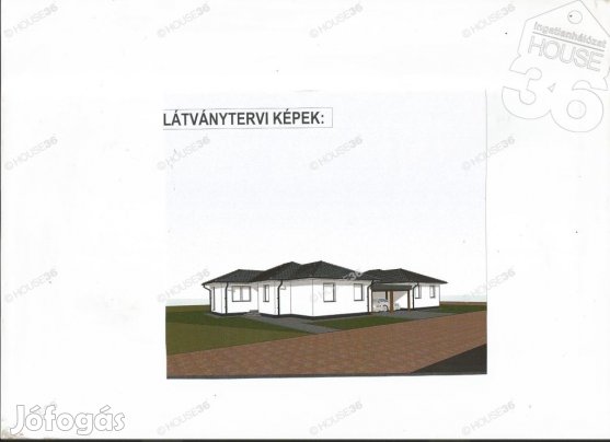 Kecskemét - Kadafalván új építésű ház.