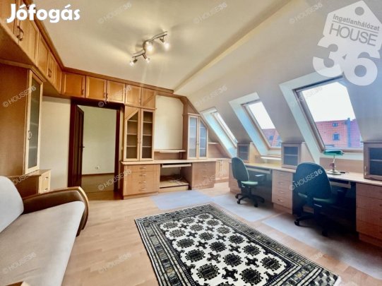 Kecskemét belvárosában, liftes, kétszobás lakás irodának is kiadó !