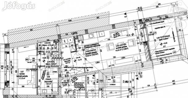 Kecskemét belvárosában luxus, nagy teraszos lakás eladó!