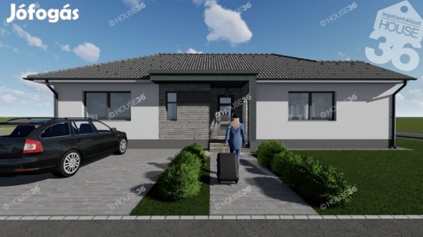 Kecskeméten nagy telekkel új építésű ház!