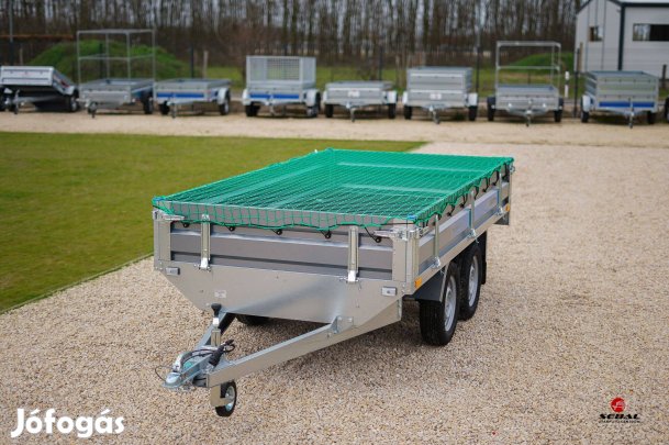 Kecskeméten új alsókerekes utánfutó (300x150cm) +rendszám 849.000 Ft!