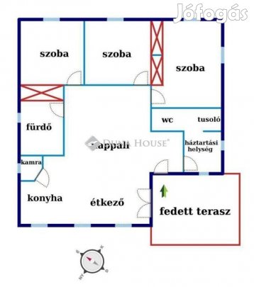 Kecskeméti eladó 91 nm-es ház