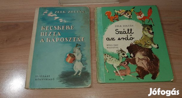 Kecskére bízta a káposztát, Száll az erdő mesekönyv 2 db együtt