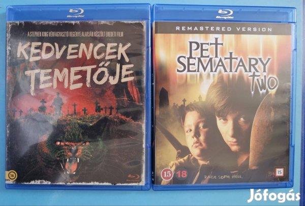 Kedvencek temetője 1,2rész és a remake blu-ray