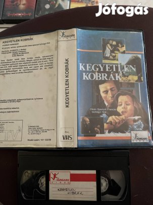 Kegyetlen kobrák krimi vhs nagytok 