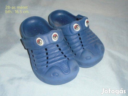 Kék 28-as méretű szandál papucs klumpa méret 28