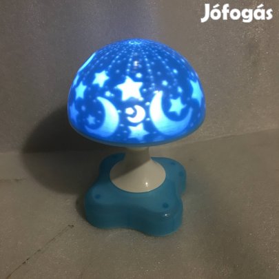 Kék Csillagos ég elemes lámpa éjjeli fény gyerekeknek