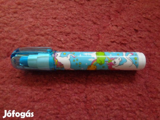 Kék, cserélhető hegyű unikornis radír