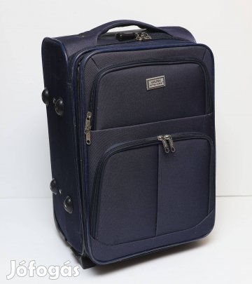 Kék, gurulós bőrönd eladó!