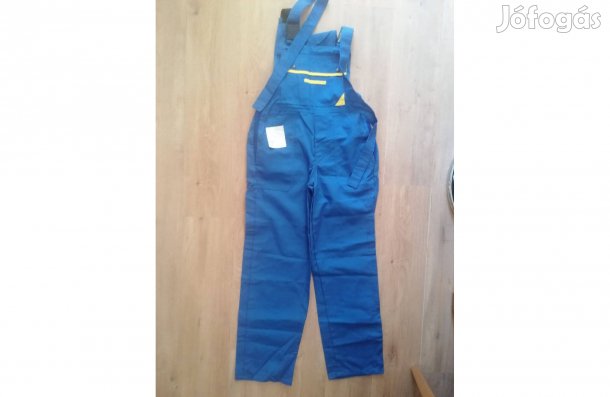 Kék, vászon melles munkás nadrág eladó!