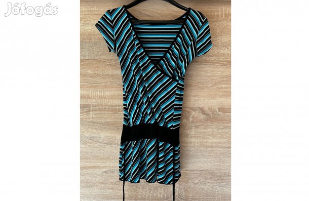 Kék csíkos női felső