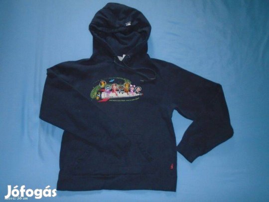 Kék és kapucnis pulóver 9-10 évesre (méret 140)