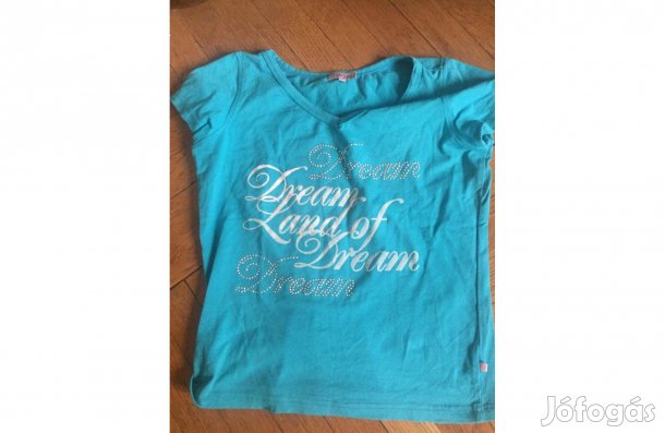 Kék feliratos felső