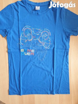 Kék fiú póló 152 / 158 -as méretben
