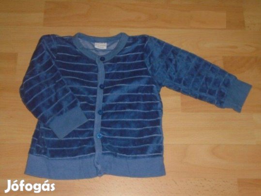 Kék gombos pulóver kardigán 3-6 hó (méret 68)