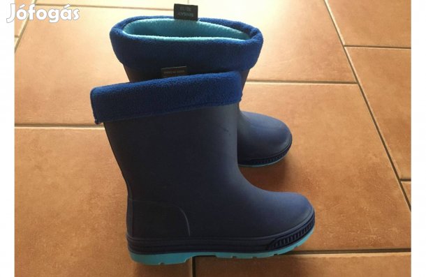Kék gumicsizma puha kivehető béléssel! 31-32