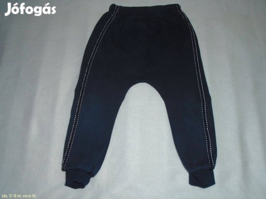 Kék jogger nadrág 12-18 hó (méret 86)