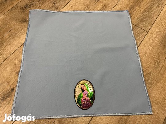 Kék katolikus liturgia mise kehely takaró vélum Szűz Mária ünnepekre