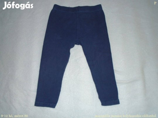 Kék leggings nadrág 9-12 hó (méret 80)