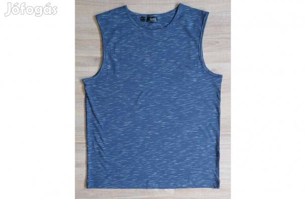 Kék melír csíkos női Bonprix trikó 46-os méret