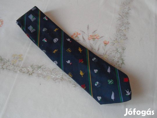 Kék mintás nyakkendő