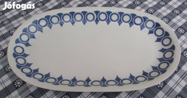 Kék mintás pecsenyés 37x22 cm